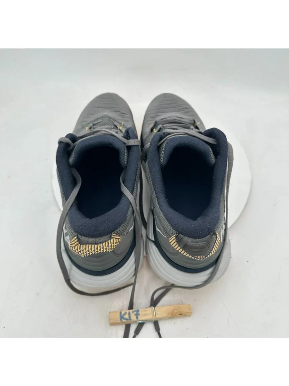 Hoka One One Gaviota 3 Men Size 12.5D 1113520 CGOB Charcoal Gray Ombre Blue Shoe